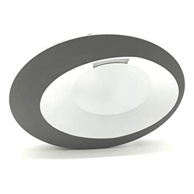 F BRIGHT F-Bright Aplique Led Diseño Oval para Exterior 6W 3000K IP54, 6 W, Negro F BRIGHT F-Bright Aplique Led Diseño Oval para Exterior 6W 3000K IP54, 6 W, Negro