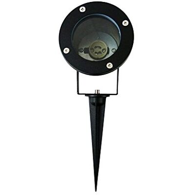 GTV Lámpara de jardín Diego GU10, máx. 35 W, IP65, CA 220-240 V, 50/60 Hz, color negro GTV Lámpara de jardín Diego GU10, máx. 35 W, IP65, CA 220-240 V, 50/60 Hz, color negro