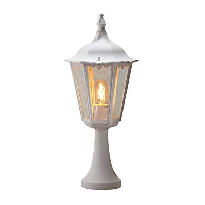 Konstsmide Firenze Portalámparas (23,5 x 23,5 x 55 cm, 1 x 100 W, IP43), Color Blanco Mate Konstsmide Firenze Portalámparas (23,5 x 23,5 x 55 cm, 1 x 100 W, IP43), Color Blanco Mate