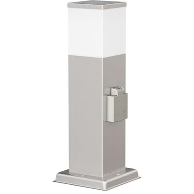 ledscom.de POLLY luz de camino/luz de bolardo para exteriores, IP44, 35 cm, acero inoxidable, 1x G9 máx. 10W, toma de corriente ledscom.de POLLY luz de camino/luz de bolardo para exteriores, IP44, 35 cm, acero inoxidable, 1x G9 máx. 10W, toma de corriente