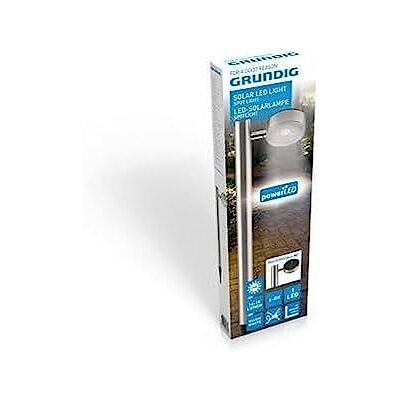 Grundig lámpara solar foco cromado gris 8,6 x 65 x 16 cm, talla S Grundig lámpara solar foco cromado gris 8,6 x 65 x 16 cm, talla S