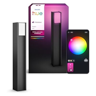 Philips Turaco Aplique Exterior para Caminos, Antracita, Atenuable, Luz Blanca Cálida, Control por App, Compatible con Amazon Alexa (Echo, Echo Dot), Nueva Generación Philips Turaco Aplique Exterior para Caminos, Antracita, Atenuable, Luz Blanca Cálida, Control por App, Compatible con Amazon Alexa (Echo, Echo Dot), Nueva Generación