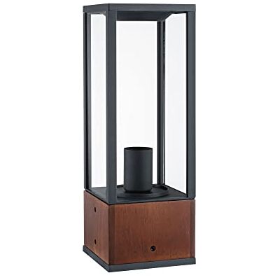 Paulmann Luminaria exterior LED objeto luminoso Timba IP44 400mm baliza sin fuente de luz, cuadrada, máx. 60 W, exterior, madera E27 Paulmann Luminaria exterior LED objeto luminoso Timba IP44 400mm baliza sin fuente de luz, cuadrada, máx. 60 W, exterior, madera E27