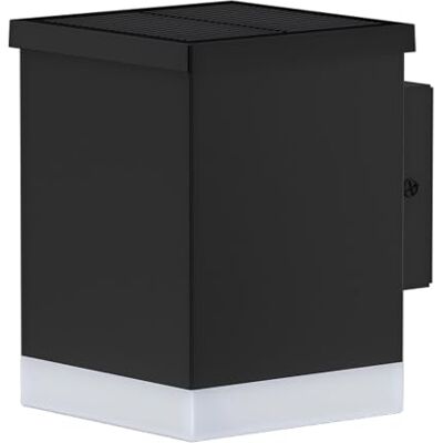 Lumisky Lámpara de pared solar (11,5 cm), color blanco cálido Lumisky Lámpara de pared solar (11,5 cm), color blanco cálido