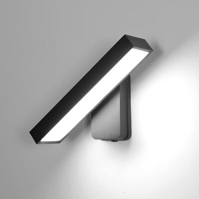 Goeco Lámpara de Pared LED Exterior, 17W Impermeable IP65 Apliques Pared Interiore Giratoria de 350° 6500 K Luz Fría Aplique LED para Jardín, Patio, Pasillo, Salón, 30 × 15.5 cm Goeco Lámpara de Pared LED Exterior, 17W Impermeable IP65 Apliques Pared Interiore Giratoria de 350° 6500 K Luz Fría Aplique LED para Jardín, Patio, Pasillo, Salón, 30 × 15.5 cm