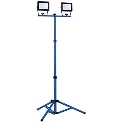 as - Schwabe as Schwabe Foco Chip sobre trípode 2 x 30 W con trípode telescópico Foco LED brillante adecuado como luz de trabajo en interiores y exteriores Foco de construcción IP65 Azul I as - Schwabe as Schwabe Foco Chip sobre trípode 2 x 30 W con trípode telescópico Foco LED brillante adecuado como luz de trabajo en interiores y exteriores Foco de construcción IP65 Azul I