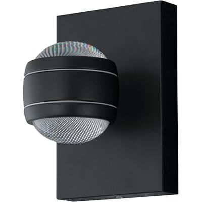 Eglo Sesimba iluminación de pared Adecuado para uso en exteriores Negro 3,7 W, Lámpara, Cepillado, 2 bombilla, s, 3,7 W, 3000 K, IP44, Negro Eglo Sesimba iluminación de pared Adecuado para uso en exteriores Negro 3,7 W, Lámpara, Cepillado, 2 bombilla, s, 3,7 W, 3000 K, IP44, Negro