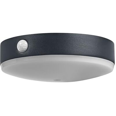 OSRAM Aplique solar ENDURA Style Tossa, luz blanca cálida (3000K), sensor integrado, utilizable sin alimentación, autonomía de hasta ocho horas, protección IP44, negro OSRAM Aplique solar ENDURA Style Tossa, luz blanca cálida (3000K), sensor integrado, utilizable sin alimentación, autonomía de hasta ocho horas, protección IP44, negro