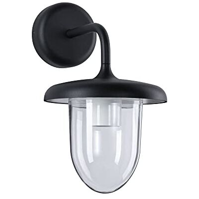 Paulmann Luminaria exterior, aplique Vintario resist. agua de mar IP44, redonda, 180x250 mm máx. 20W 230 V antracita aluminio, sin lámpara E27 Paulmann Luminaria exterior, aplique Vintario resist. agua de mar IP44, redonda, 180x250 mm máx. 20W 230 V antracita aluminio, sin lámpara E27