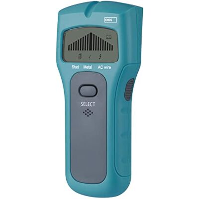 EMOS Detector multidetector de líneas, localizador multifuncional Detector de madera, metal, línea eléctrica, escáner de pared, funciona con pilas, IP54, color azul EMOS Detector multidetector de líneas, localizador multifuncional Detector de madera, metal, línea eléctrica, escáner de pared, funciona con pilas, IP54, color azul