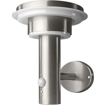 OSRAM Aplique de pared LED solar para exteriores estilo ENDURA, color negro, con sensor de movimiento y luz, 3 modos, IP44, diseño moderno para jardín y patio OSRAM Aplique de pared LED solar para exteriores estilo ENDURA, color negro, con sensor de movimiento y luz, 3 modos, IP44, diseño moderno para jardín y patio