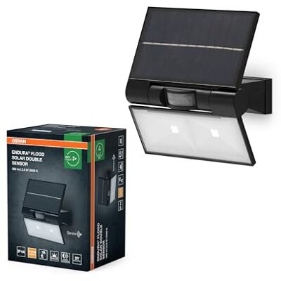 OSRAM ENDURA Solar proyectores con sensor luz/movimiento, gris, IP44, sustituye halógenos OSRAM ENDURA Solar proyectores con sensor luz/movimiento, gris, IP44, sustituye halógenos