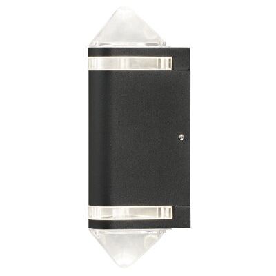 Konstsmide Apliques de Exterior (Aluminio), Color Negro Konstsmide Apliques de Exterior (Aluminio), Color Negro