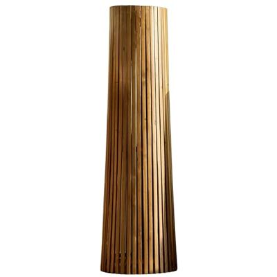 Lumisky Lámpara de pie solar para exteriores de madera teca con módulo LED blanco cálido y mando a distancia (120 cm) Lumisky Lámpara de pie solar para exteriores de madera teca con módulo LED blanco cálido y mando a distancia (120 cm)