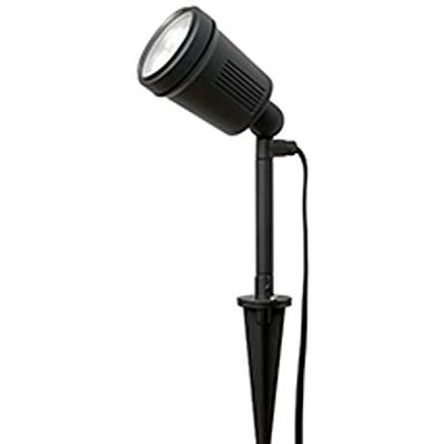 Konstsmide Lámpara de aluminio lacado en negro y plástico Konstsmide Lámpara de aluminio lacado en negro y plástico