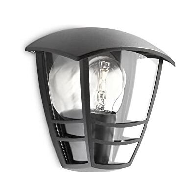 Philips Lighting Lámpara de pared, 1 x 60 W, 220 V, color negro (915002790302) Philips Lighting Lámpara de pared, 1 x 60 W, 220 V, color negro (915002790302)