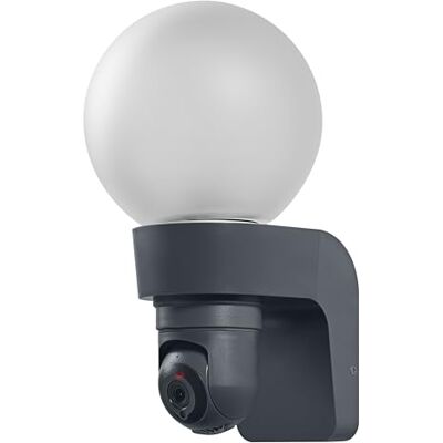 OSRAM Aplique de exterior SMART+ con cámara, E27, función track & trace, difusor de cristal resistente, altavoz integrado, tarjeta de memoria, tecnología wifi inteligente, larga duración, IP44 OSRAM Aplique de exterior SMART+ con cámara, E27, función track & trace, difusor de cristal resistente, altavoz integrado, tarjeta de memoria, tecnología wifi inteligente, larga duración, IP44