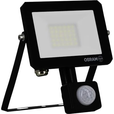 OSRAM Foco LED LUX moderno de 30 W, 2700 lm, 3000 K, IP65, aluminio negro, foco para exterior, cristal esmerilado. OSRAM Foco LED LUX moderno de 30 W, 2700 lm, 3000 K, IP65, aluminio negro, foco para exterior, cristal esmerilado.