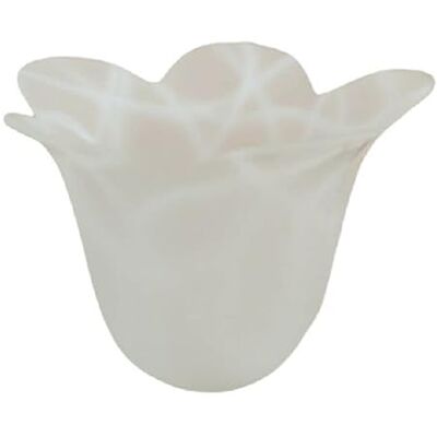 EDM Tulipa de cristal PETALOS alabastro 10x13cm apertura 4cm EDM Tulipa de cristal PETALOS alabastro 10x13cm apertura 4cm