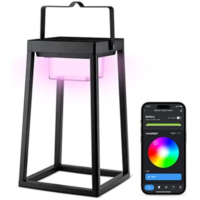 Brendz Yuma Inteligente Farol Solar Lámpara Solar Exterior Jardin Linterna LED RGB con 16 Millones de Colores, Recargable por USB-C, Resistente al Agua IP44, Decoracion Mesa Terraza Exterior Brendz Yuma Inteligente Farol Solar Lámpara Solar Exterior Jardin Linterna LED RGB con 16 Millones de Colores, Recargable por USB-C, Resistente al Agua IP44, Decoracion Mesa Terraza Exterior