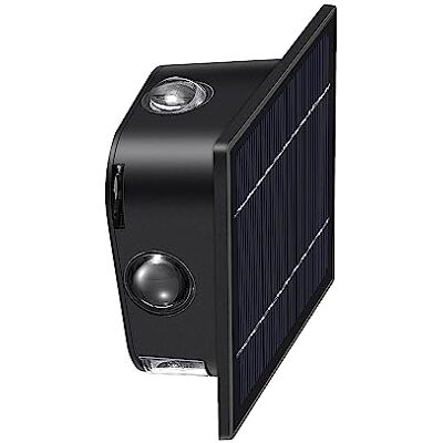 wonderlamp Aplique Solar LED con sensor de movimiento Tenda, 2 CCT Luz cálida/Fría y 2 Intensidades de Luz, IP54 wonderlamp Aplique Solar LED con sensor de movimiento Tenda, 2 CCT Luz cálida/Fría y 2 Intensidades de Luz, IP54