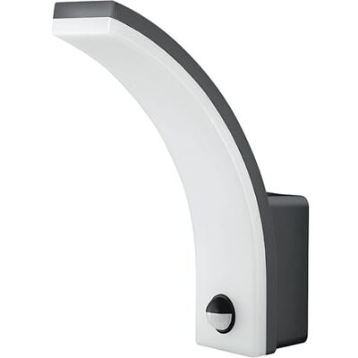 EURA Luz de fachada LED "EL HOME" con sensor de movimiento 140° PIR, 20W, 2300lm, sensor crepuscular, IP65 para exterior, aplique, lámpara de jardín, portalámparas, luz exterior negro EURA Luz de fachada LED "EL HOME" con sensor de movimiento 140° PIR, 20W, 2300lm, sensor crepuscular, IP65 para exterior, aplique, lámpara de jardín, portalámparas, luz exterior negro