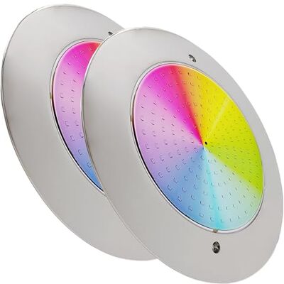 LED ATOMANT 2 Focos de Piscina LED Acero 12W RGB IP68 Acero inoxidable, Montaje en superficie, Diametro 25cm LED ATOMANT 2 Focos de Piscina LED Acero 12W RGB IP68 Acero inoxidable, Montaje en superficie, Diametro 25cm