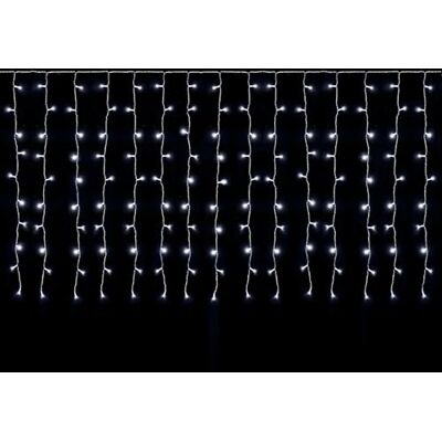SALCAR Cortina Luminosa LED Lluvia de Hielo Ventana 2x1m, 100 LEDs Luces Navideñas Exterior Interior Navidad, Decoración Colgante 8 Modos con Temporizador y Memoria, Blanco Frío SALCAR Cortina Luminosa LED Lluvia de Hielo Ventana 2x1m, 100 LEDs Luces Navideñas Exterior Interior Navidad, Decoración Colgante 8 Modos con Temporizador y Memoria, Blanco Frío