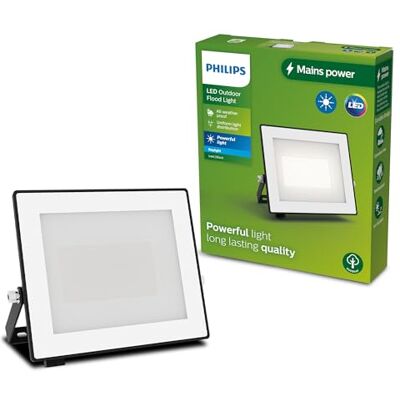 Philips Lois Foco de Exterior, 30 W, 5000 K, Negro Philips Lois Foco de Exterior, 30 W, 5000 K, Negro