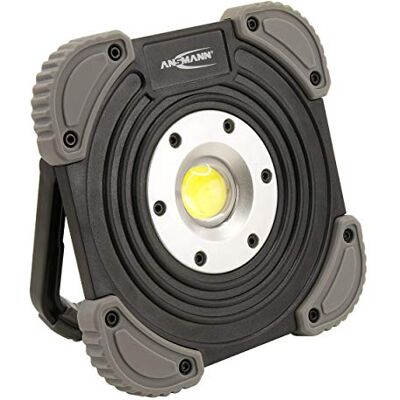 Ansmann Foco LED para construcción, con batería, 2000 lúmenes y 20 W, recargable, flexible y regulable, IP64, resistente foco LED para obras, taller y garaje, lámpara de trabajo LED Ansmann Foco LED para construcción, con batería, 2000 lúmenes y 20 W, recargable, flexible y regulable, IP64, resistente foco LED para obras, taller y garaje, lámpara de trabajo LED