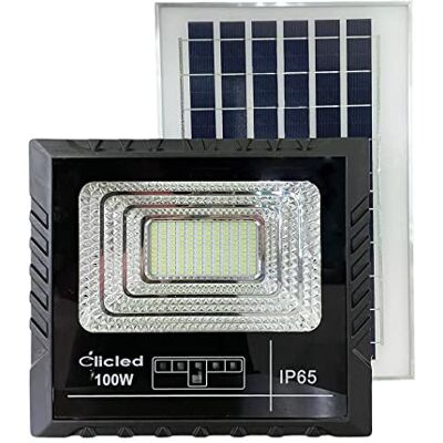 DRIWEI Farol Solar de 100W - Blanco - Sensor Crepuscular DRIWEI Farol Solar de 100W - Blanco - Sensor Crepuscular