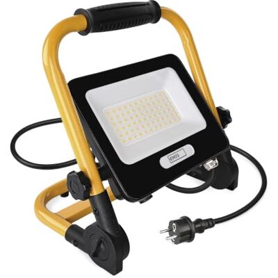 EMOS Foco LED impermeable GLARO 50 W, 5000 lm, 4000 K, IP65/IP44 Faro de trabajo plegable con soporte y asa, resistente a la intemperie, alta eficiencia, blanco neutro EMOS Foco LED impermeable GLARO 50 W, 5000 lm, 4000 K, IP65/IP44 Faro de trabajo plegable con soporte y asa, resistente a la intemperie, alta eficiencia, blanco neutro