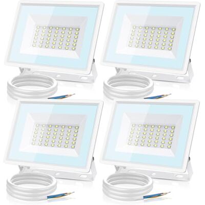 Aigostar Foco LED Exterior 30w,2510LM Foco Proyector LED,IP65 Impermeable Luz de Seguridad,Natural 4000K Luces led exterior, Para Jardín, Patio,Garaje, Paquete de 4 Aigostar Foco LED Exterior 30w,2510LM Foco Proyector LED,IP65 Impermeable Luz de Seguridad,Natural 4000K Luces led exterior, Para Jardín, Patio,Garaje, Paquete de 4