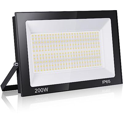 loyal Foco LED Exterior 200W, Alto Brillo 20000LM Proyector LED Exterior Iluminación 6000K Blanco Frío, Luz de Seguridad Impermeable IP65, Lampara LED Pared Techo para Jardín Garaje Terrazas Parque loyal Foco LED Exterior 200W, Alto Brillo 20000LM Proyector LED Exterior Iluminación 6000K Blanco Frío, Luz de Seguridad Impermeable IP65, Lampara LED Pared Techo para Jardín Garaje Terrazas Parque