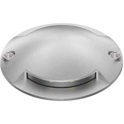 ledscom.de Lámpara LED de suelo, baliza de señalización BUNDA para exteriores, IP67, 2 llamas, aluminio, redonda, Ø 70mm, blanco frío ledscom.de Lámpara LED de suelo, baliza de señalización BUNDA para exteriores, IP67, 2 llamas, aluminio, redonda, Ø 70mm, blanco frío