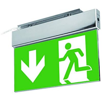 GTV lighting SAHER LED DUO Luz de emergencia (3 W, 250 lm, AC220-240 V, 50-60 Hz, IP44, 6400 K) GTV lighting SAHER LED DUO Luz de emergencia (3 W, 250 lm, AC220-240 V, 50-60 Hz, IP44, 6400 K)