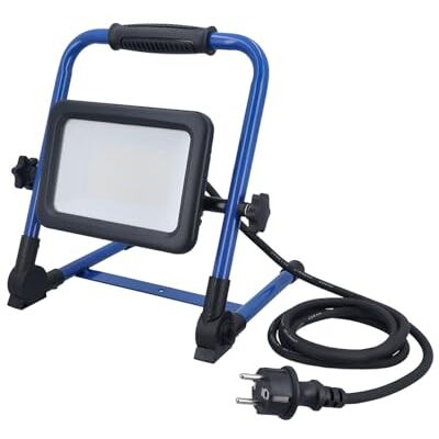 as - Schwabe as Schwabe Optiline Foco LED de trabajo (50 W, 6000 lúmenes, 40.000 horas de vida útil, cable de conexión de 2 m, carcasa de acero IP65, estructura plegable, resistente, 4000 K, luz blanca as - Schwabe as Schwabe Optiline Foco LED de trabajo (50 W, 6000 lúmenes, 40.000 horas de vida útil, cable de conexión de 2 m, carcasa de acero IP65, estructura plegable, resistente, 4000 K, luz blanca