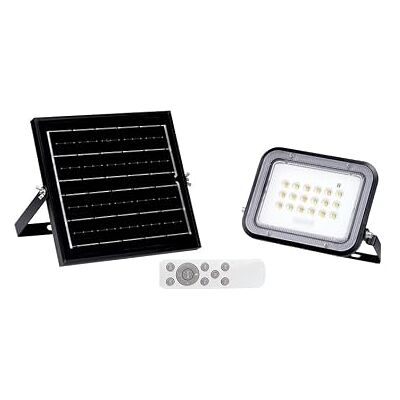 Simon PROYECTOR LED SOLAR EXTERIOR CCT 50W 500 LM IP65, FOCO SOLAR CON TEMPERATURA DE COLOR AJUSTABLE, 120° APERTURA, CRI 70, IDEAL PARA JARDINES, FACHADAS Y ZONAS EXTERIORES Simon PROYECTOR LED SOLAR EXTERIOR CCT 50W 500 LM IP65, FOCO SOLAR CON TEMPERATURA DE COLOR AJUSTABLE, 120° APERTURA, CRI 70, IDEAL PARA JARDINES, FACHADAS Y ZONAS EXTERIORES