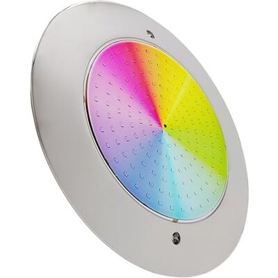 LED ATOMANT Foco de Piscina LED Acero 12W RGB IP68 Acero inoxidable, Montaje en superficie, Diametro 25cm LED ATOMANT Foco de Piscina LED Acero 12W RGB IP68 Acero inoxidable, Montaje en superficie, Diametro 25cm