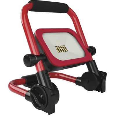 EMOS Foco LED con batería ACCO, 20 W Impermeable IP54 Foco portátil de construcción, brillo regulable 1650 lm, luz blanca fría 6500 K 12 h de tiempo de funcionamiento, batería de 5000 mAh EMOS Foco LED con batería ACCO, 20 W Impermeable IP54 Foco portátil de construcción, brillo regulable 1650 lm, luz blanca fría 6500 K 12 h de tiempo de funcionamiento, batería de 5000 mAh