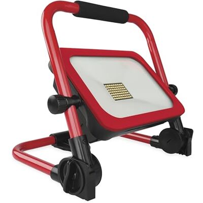 EMOS Foco LED con batería ACCO, 50 W impermeable IP54 Foco portátil de construcción, brillo regulable 4950 lm, luz blanca fría 6500 K 12 h de tiempo de funcionamiento, batería de 15000 mAh EMOS Foco LED con batería ACCO, 50 W impermeable IP54 Foco portátil de construcción, brillo regulable 4950 lm, luz blanca fría 6500 K 12 h de tiempo de funcionamiento, batería de 15000 mAh