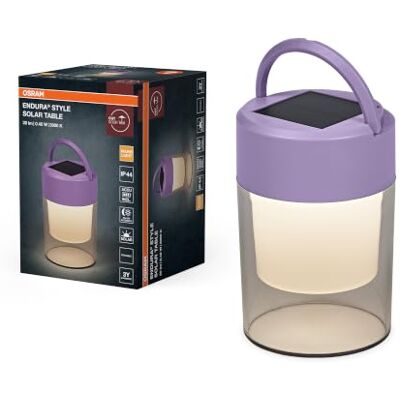 OSRAM ENDURA Estilo Solar Mesa IP44 Púrpura OSRAM ENDURA Estilo Solar Mesa IP44 Púrpura