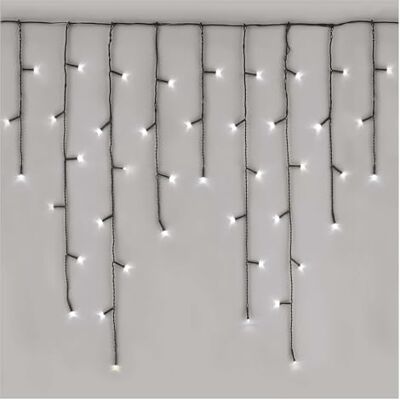 EMOS Guirnalda de luces LED de lluvia helada, 3,6 m + cable de alimentación de 5 m, 200 ledes, 8 modos de luz, fuente de alimentación, IP44 para interior y exterior, blanco frío EMOS Guirnalda de luces LED de lluvia helada, 3,6 m + cable de alimentación de 5 m, 200 ledes, 8 modos de luz, fuente de alimentación, IP44 para interior y exterior, blanco frío