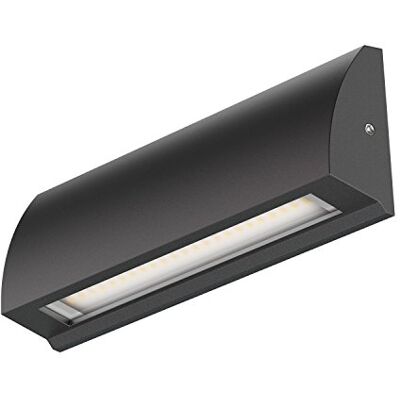 ledscom.de Aplique LED/luz de escalera SEGIN para exteriores, IP54, plano, downlight, negro mate, angular, 6,3 W, 630lm, blanco frío ledscom.de Aplique LED/luz de escalera SEGIN para exteriores, IP54, plano, downlight, negro mate, angular, 6,3 W, 630lm, blanco frío