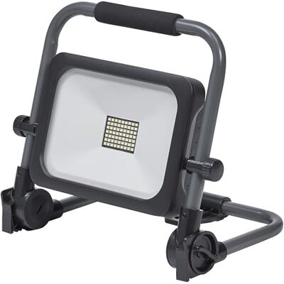 OSRAM Luz de trabajo VAL BAT LED, gris oscuro/negro, 30W, 3000lm, temperatura de color blanco frío, con batería, pequeña, portátil, con soporte, tamaño de bolsillo, IP54, 6500 K. OSRAM Luz de trabajo VAL BAT LED, gris oscuro/negro, 30W, 3000lm, temperatura de color blanco frío, con batería, pequeña, portátil, con soporte, tamaño de bolsillo, IP54, 6500 K.