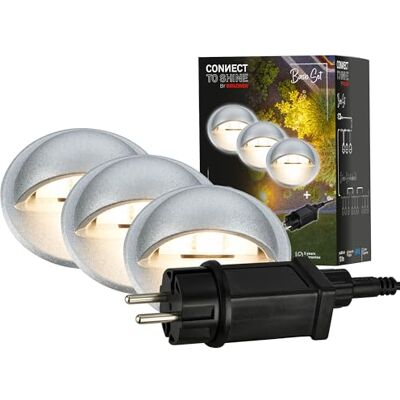 Briloner Connect to Shine Set - Iluminación LED para Jardín IP65 Briloner Connect to Shine Set - Iluminación LED para Jardín IP65