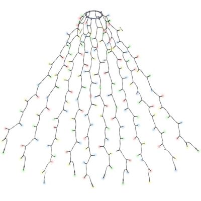 SALCAR 3m x 10 Cadena de Luces para Árbol de Navidad (2m 5m Árbol), Impermeable LED Luz Cadena Ligera Navidad, 350 Leds Cadena Luminosa Cable de Verde para Exterior e Interior Colorato SALCAR 3m x 10 Cadena de Luces para Árbol de Navidad (2m 5m Árbol), Impermeable LED Luz Cadena Ligera Navidad, 350 Leds Cadena Luminosa Cable de Verde para Exterior e Interior Colorato
