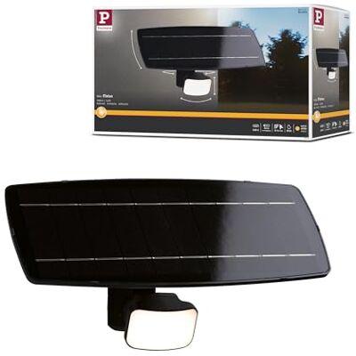 Paulmann Flotas Foco solar (incluye detector de movimiento controlado por la oscuridad (HF) IP65, 3000 K, 700 lm, color antracita Paulmann Flotas Foco solar (incluye detector de movimiento controlado por la oscuridad (HF) IP65, 3000 K, 700 lm, color antracita