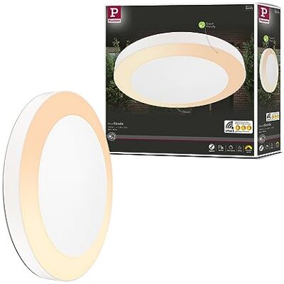 Paulmann Luminaria exterior LED Smart Home Zigbee plafón Circula IP44 sensor crepuscular/movimiento Tunable Warm 10W exterior 2200-3000K Paulmann Luminaria exterior LED Smart Home Zigbee plafón Circula IP44 sensor crepuscular/movimiento Tunable Warm 10W exterior 2200-3000K
