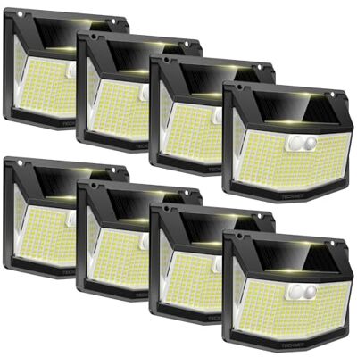 TECKNET Luz Solar Exterior, 248 LED/300° Iluminación Potente con 3 Modes TECKNET Luz Solar Exterior, 248 LED/300° Iluminación Potente con 3 Modes